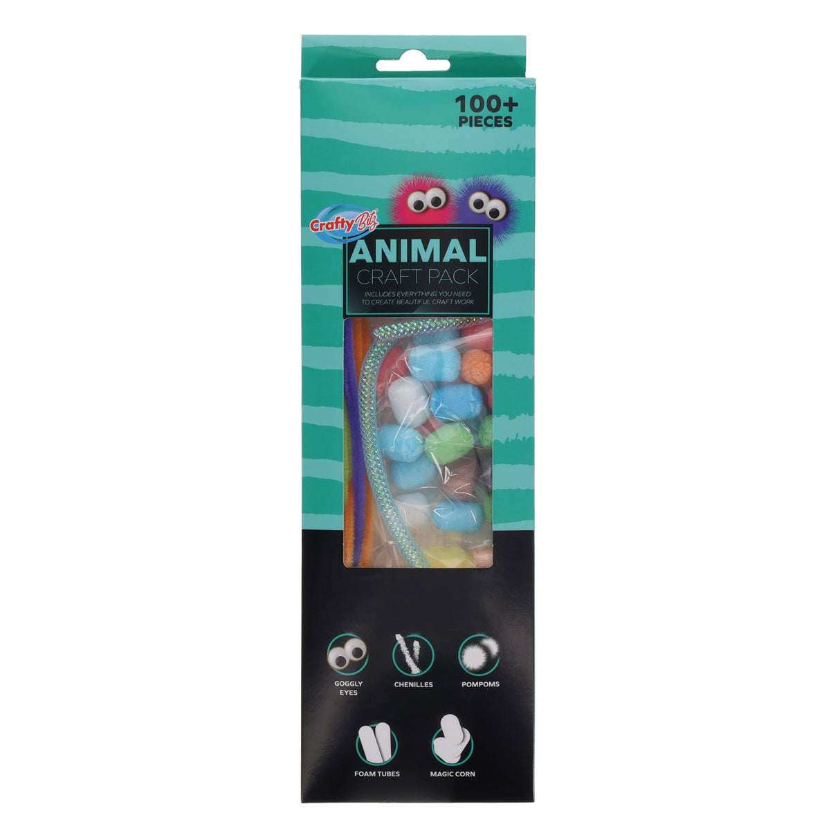 Crafty Bitz Craft Pack - Animal by Crafty Bitz on Schoolbooks.ie