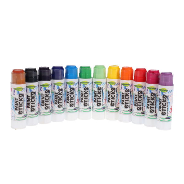 World of Colour - Washable Poster Paint Sticks - Box 12