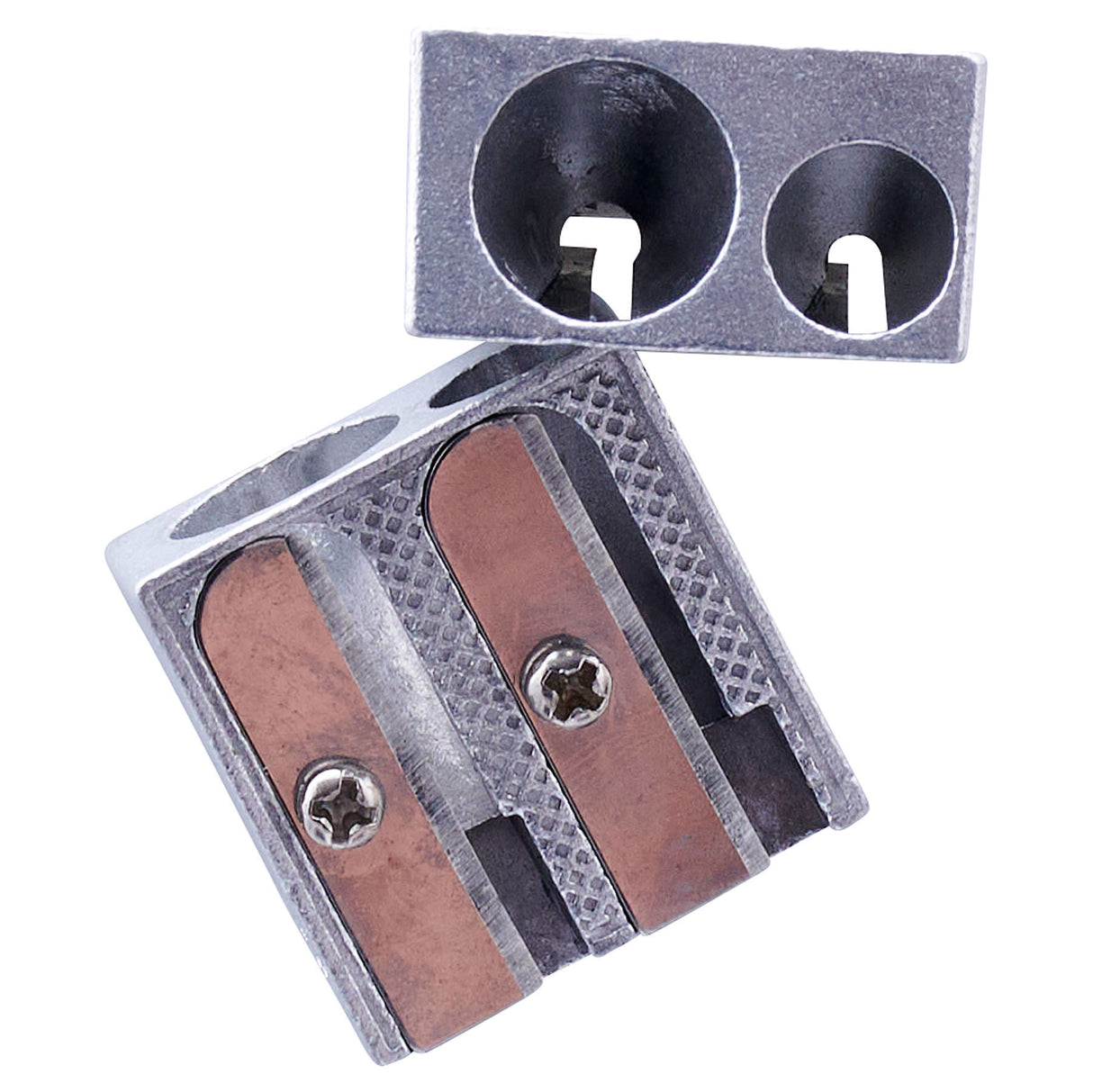 Concept - Twin Hole Metal Pencil Sharpener by Concept on Schoolbooks.ie