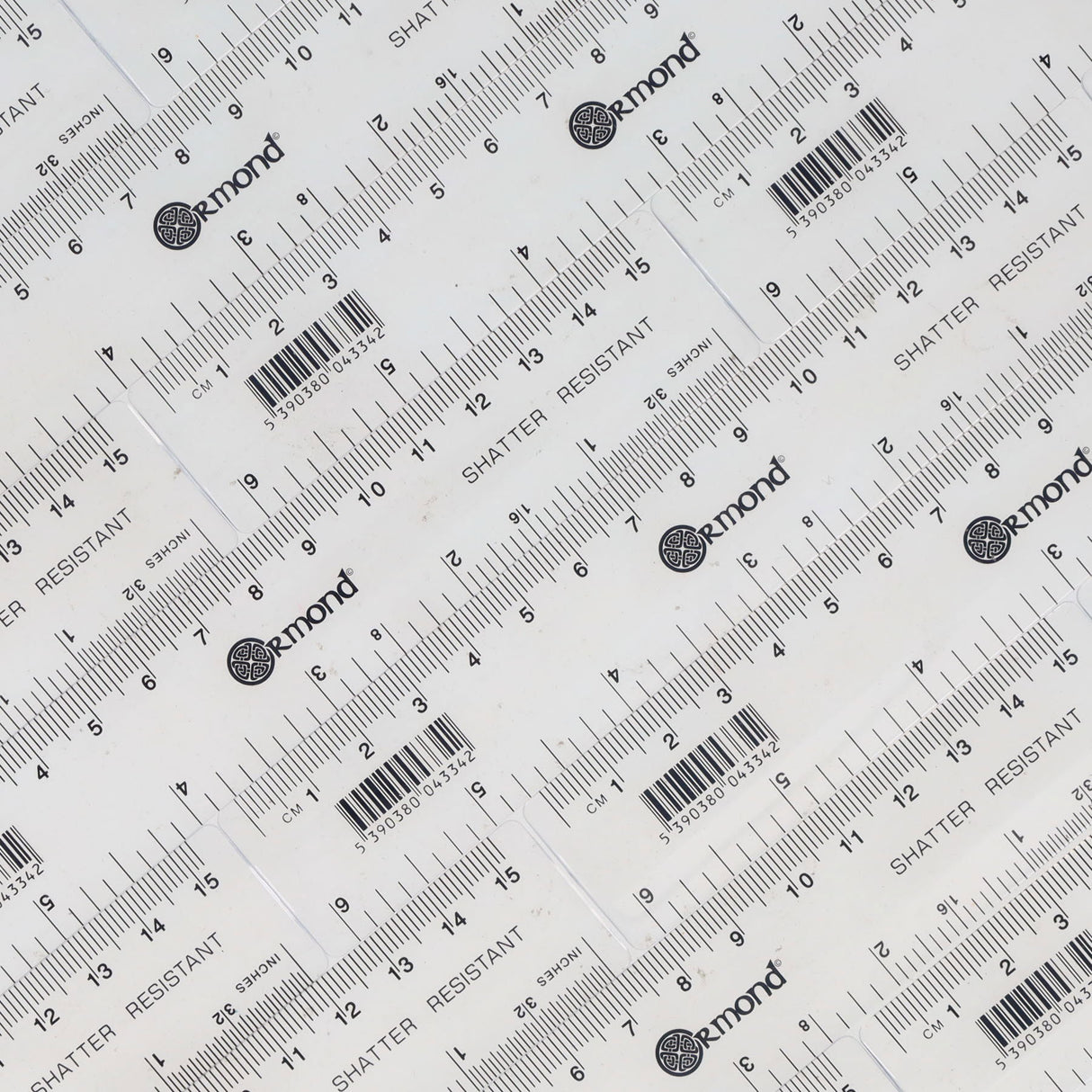 Ormond - 6''/15cm Transparent Ruler by Ormond on Schoolbooks.ie