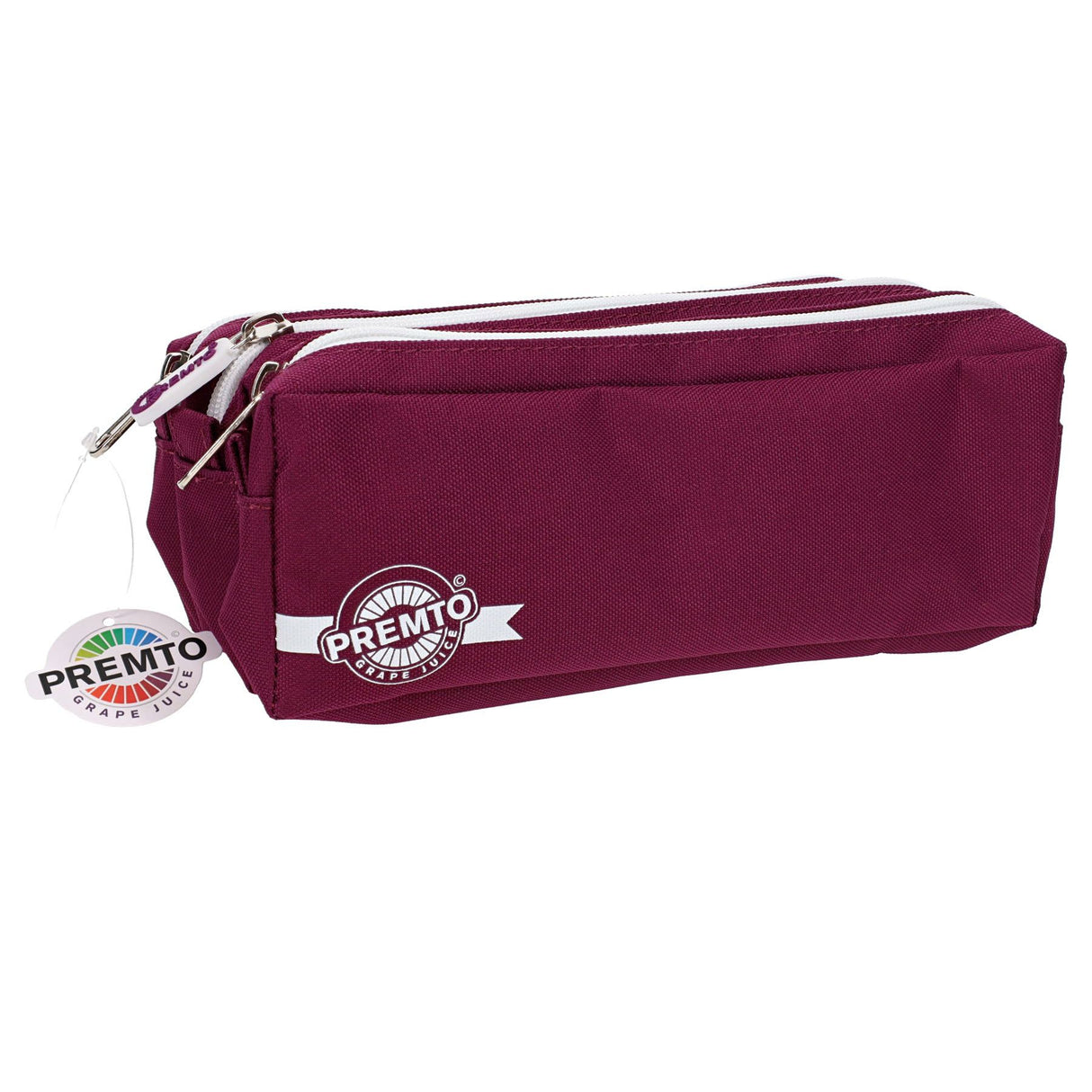 Premto - Pencil Case - 3 Pocket - Grape Juice by Premto on Schoolbooks.ie