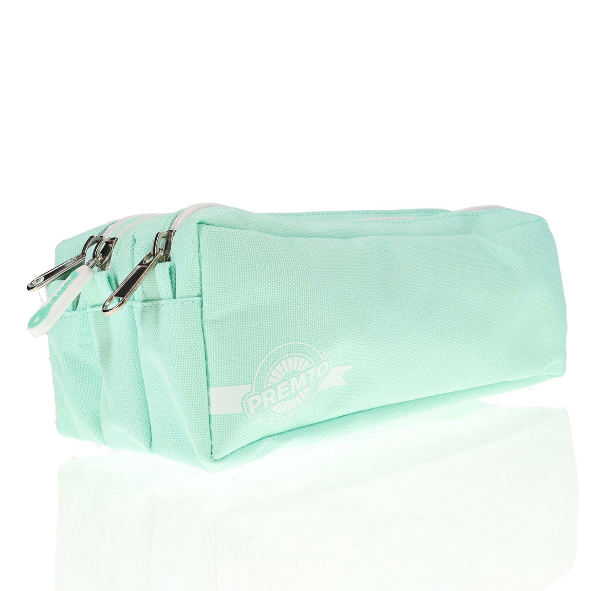 Premto - Pencil Case - 3 Pocket - Pastel - Mint Magic by Premto on Schoolbooks.ie