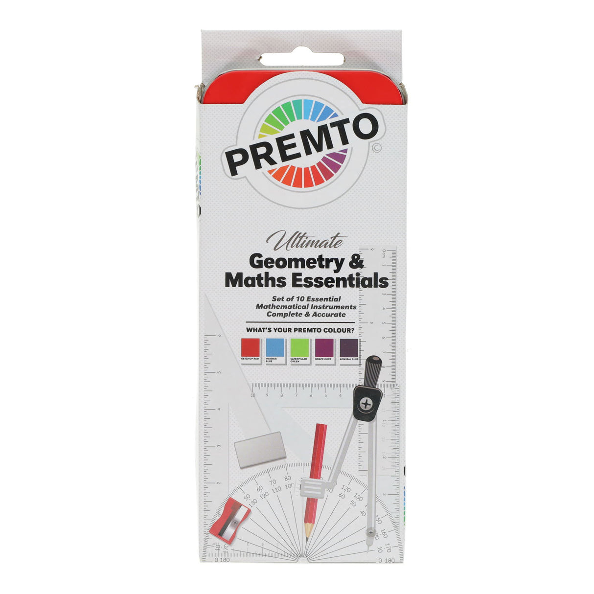 Premto - Maths Set - 9 Piece - Asst