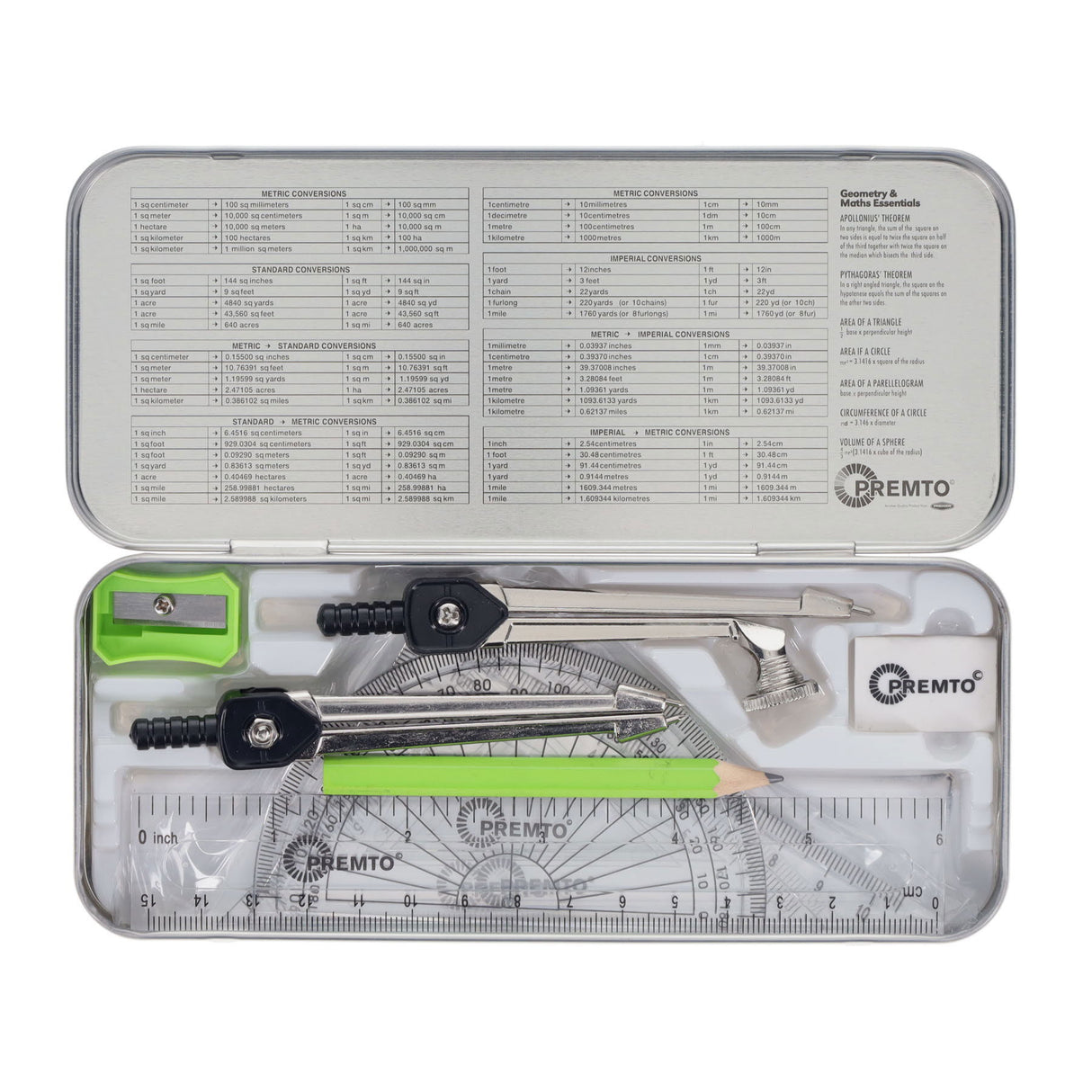 Premto - Maths Set - 9 Piece - Asst
