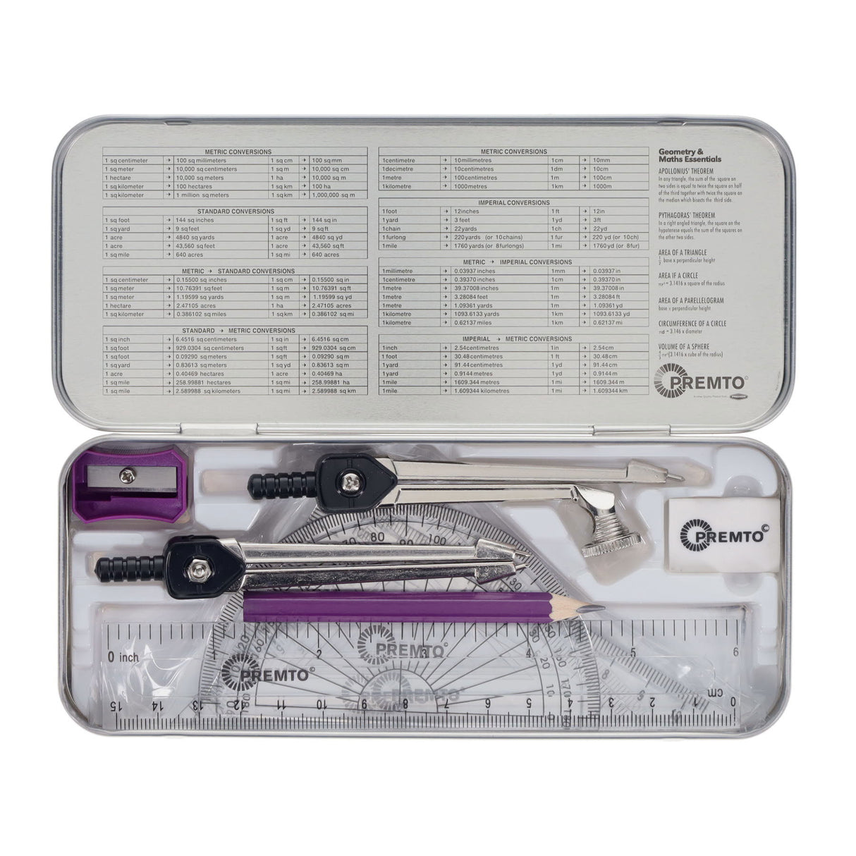 Premto - Maths Set - 9 Piece - Asst