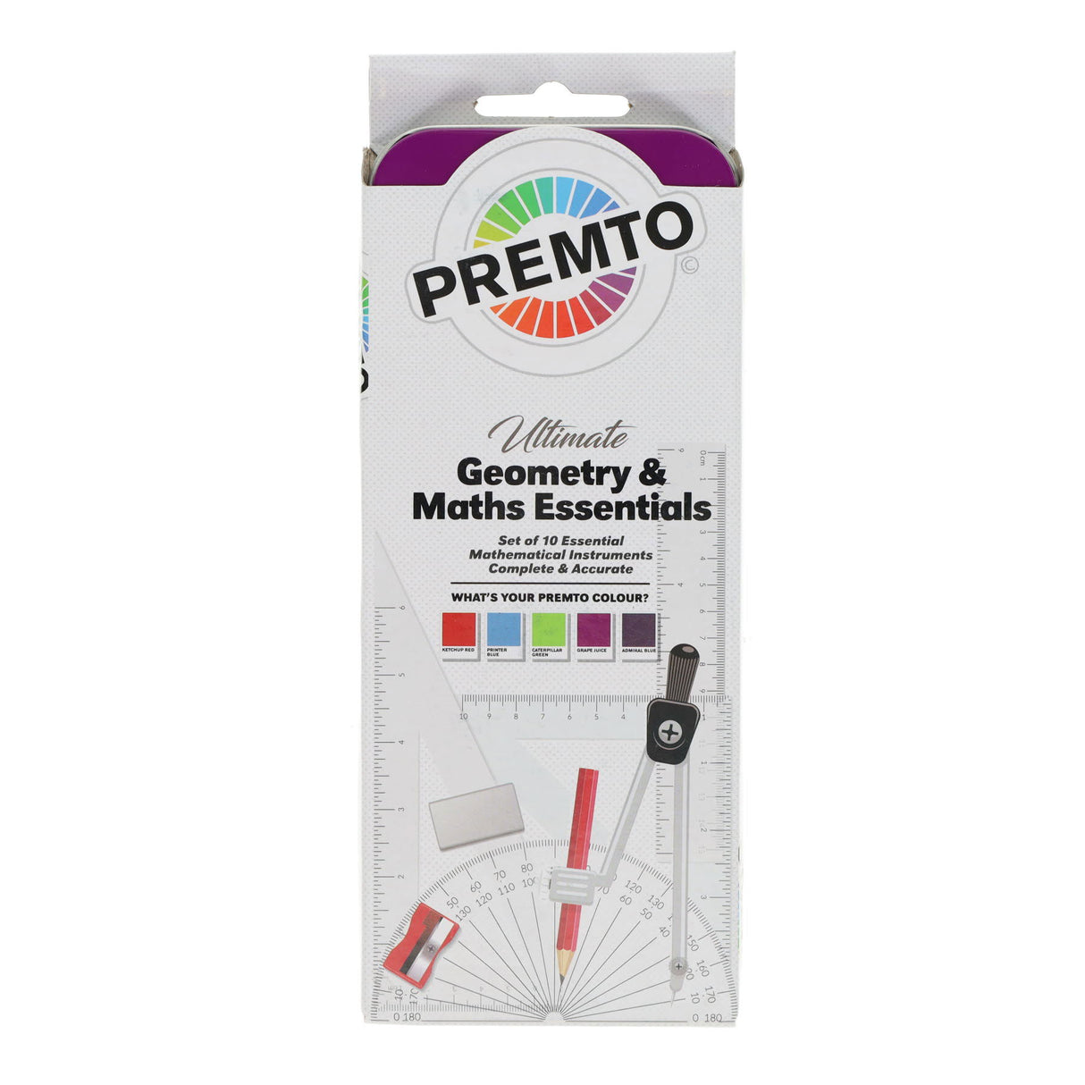 Premto - Maths Set - 9 Piece - Asst