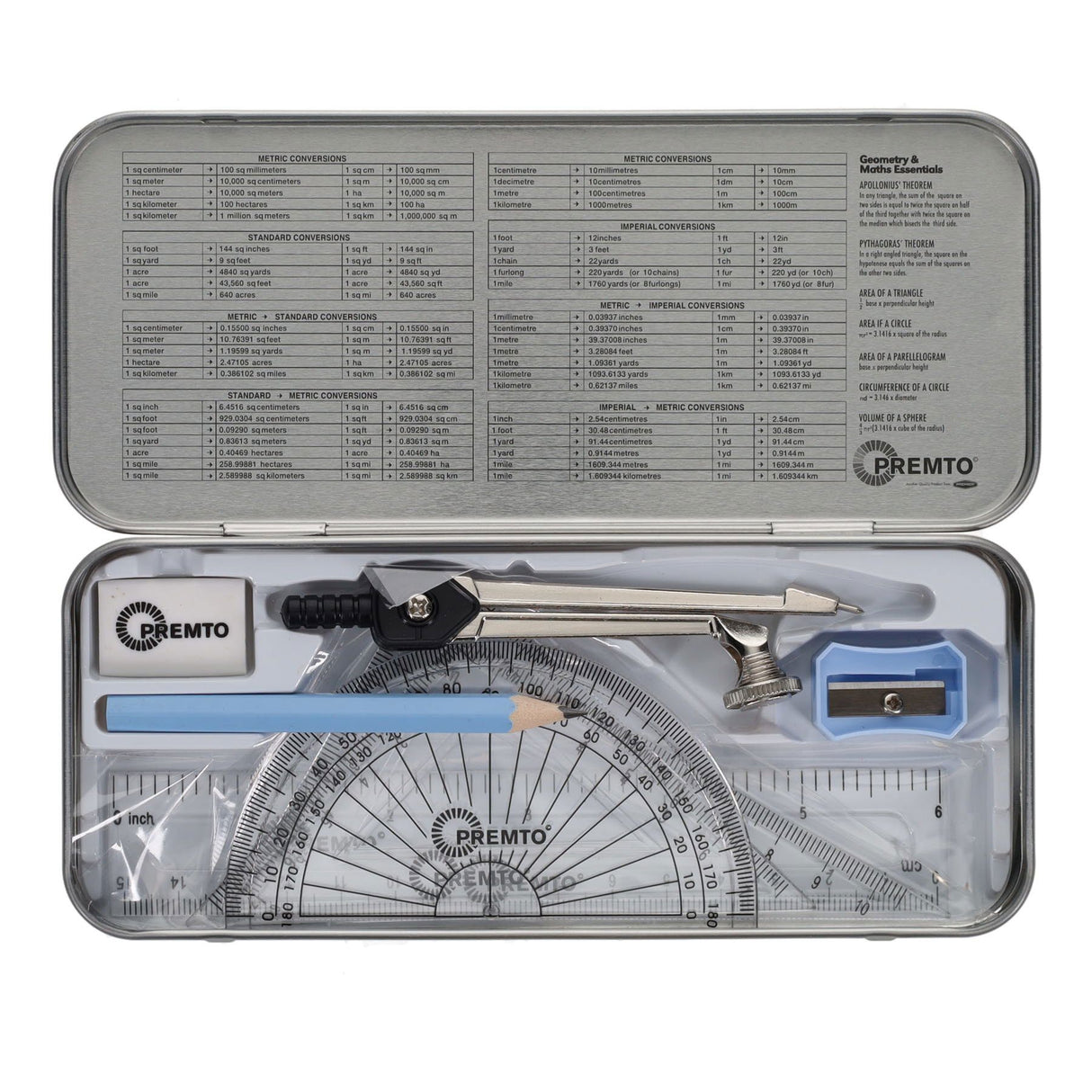 Premto - Pastel Maths Set - 9 Piece - Asst