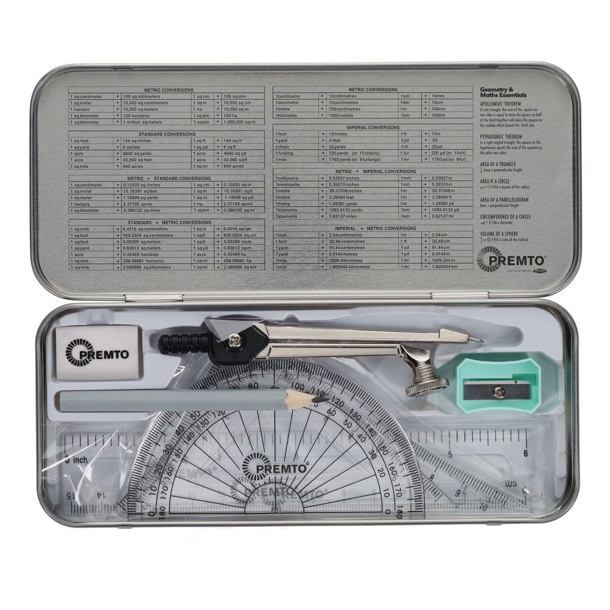 Premto - Pastel Maths Set - 9 Piece - Asst