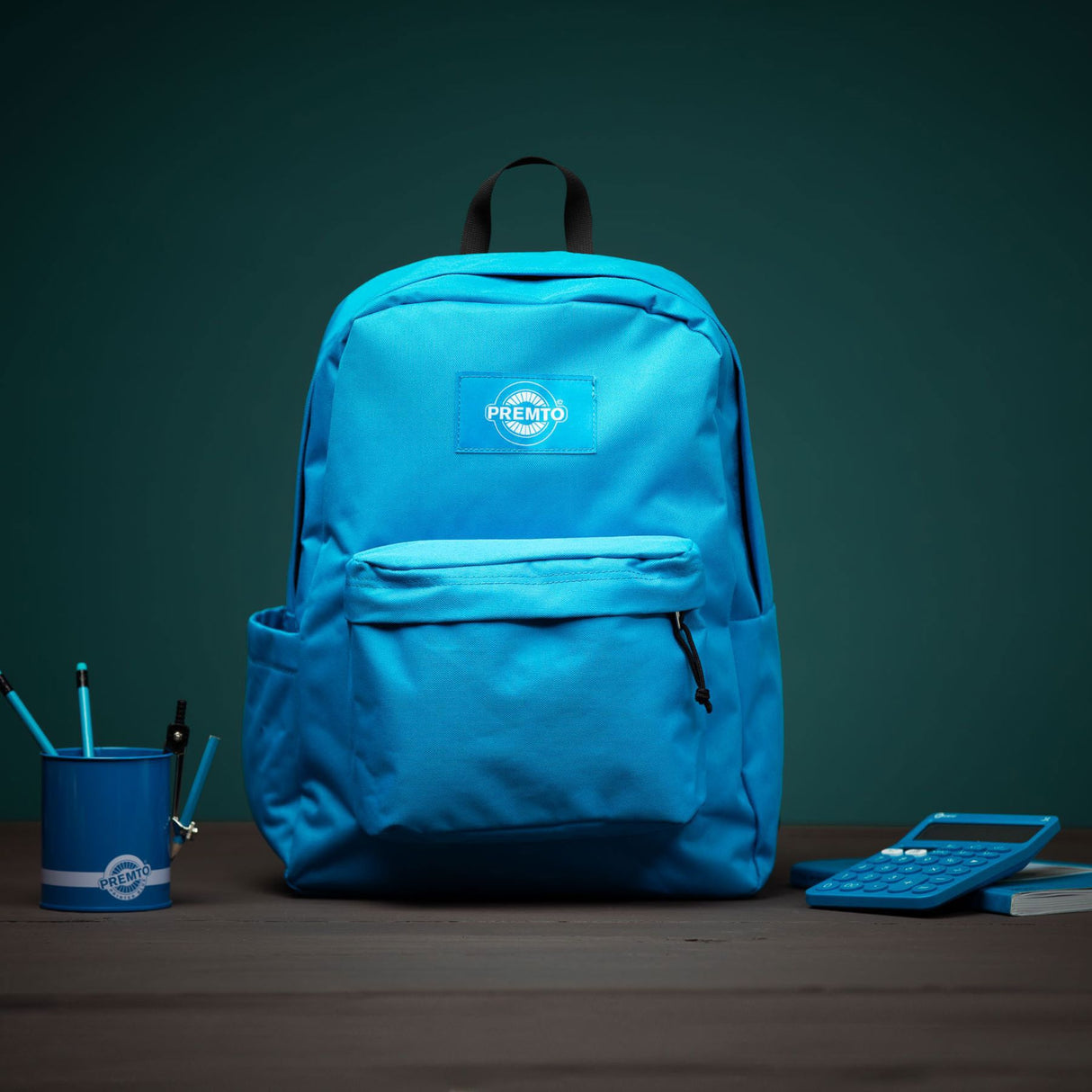 Premto Backpack - 26 Litre - Printer Blue by Premto on Schoolbooks.ie