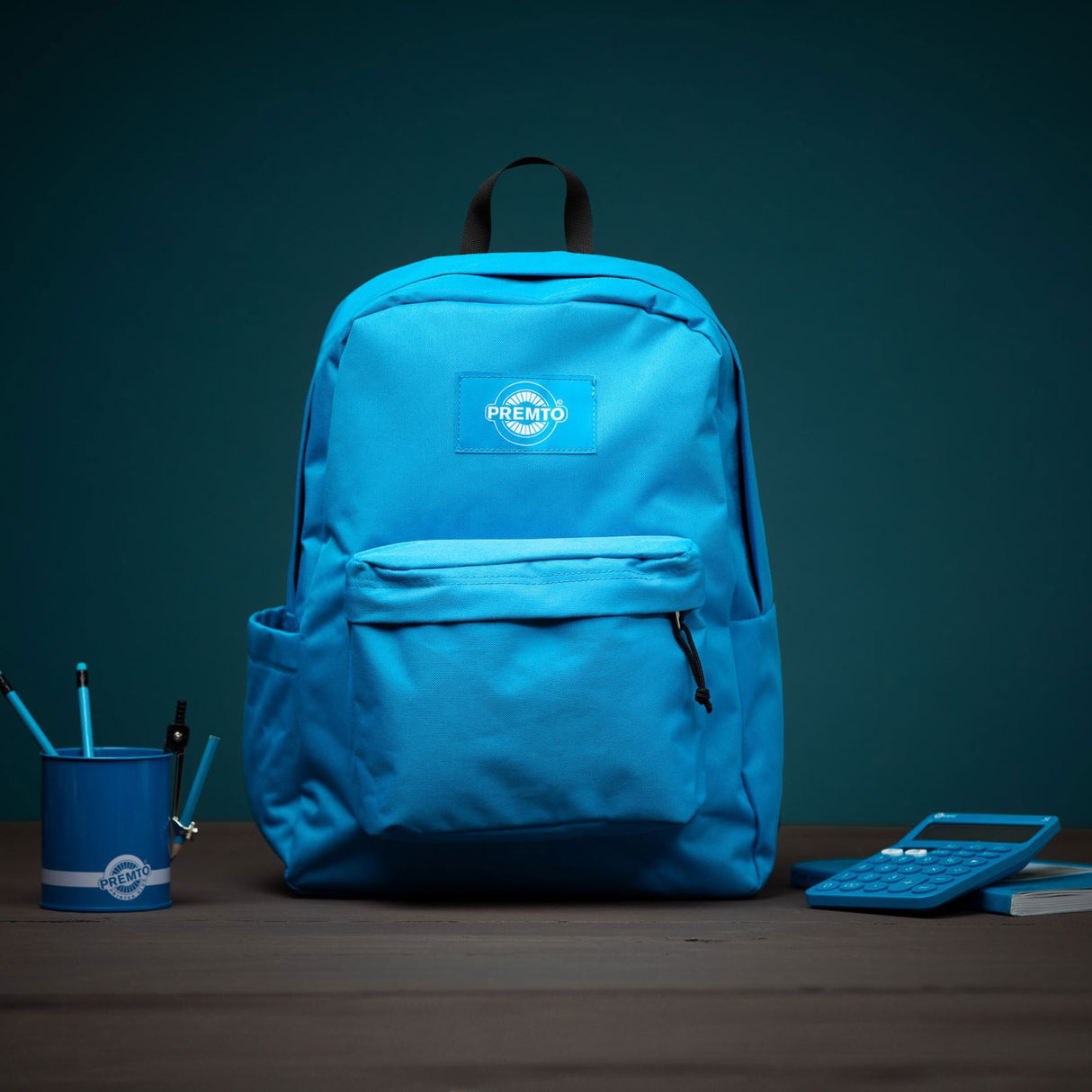Premto Backpack - 26 Litre - Printer Blue by Premto on Schoolbooks.ie