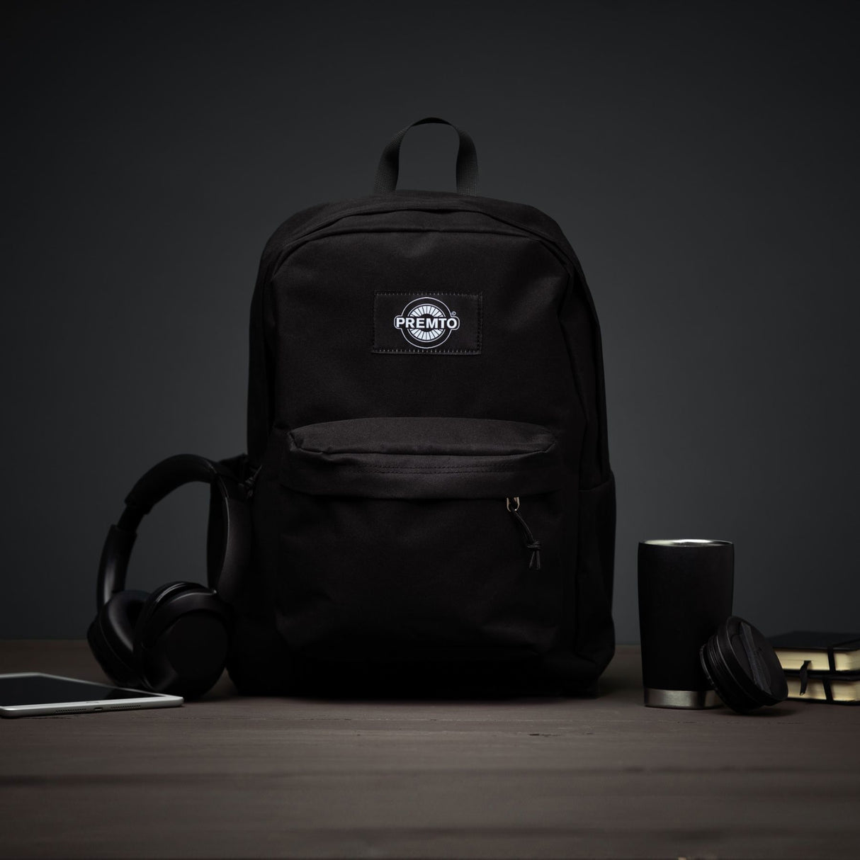 Premto Backpack - 26 Litre - Jet Black by Premto on Schoolbooks.ie