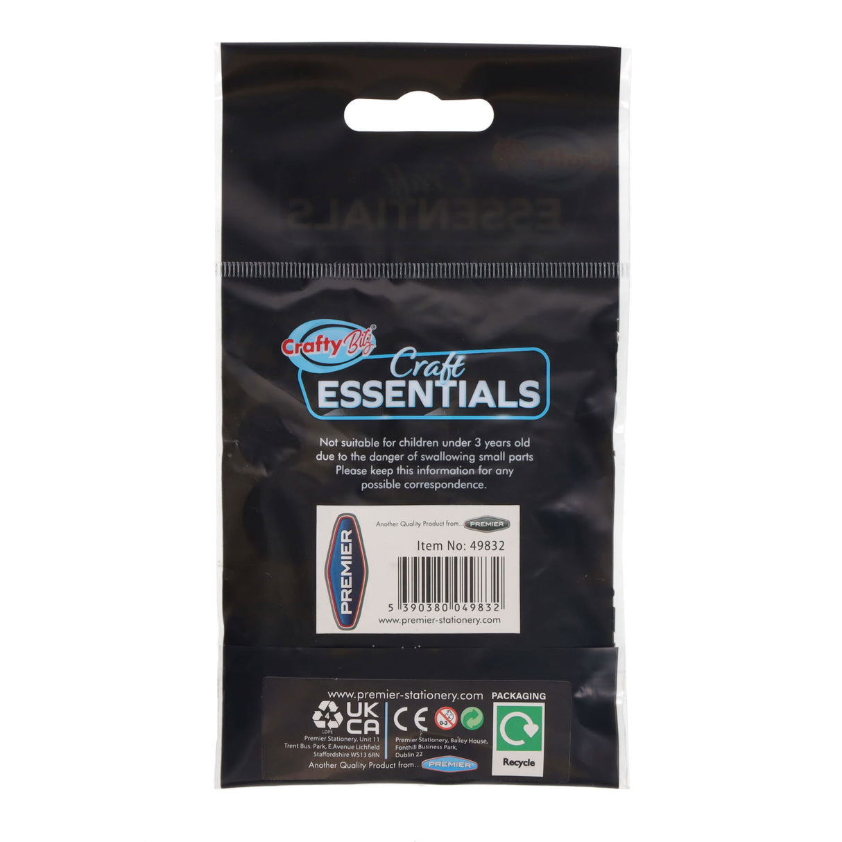 Crafty Bitz Packet of 50 Wiggle Goggly Eyes by Crafty Bitz on Schoolbooks.ie