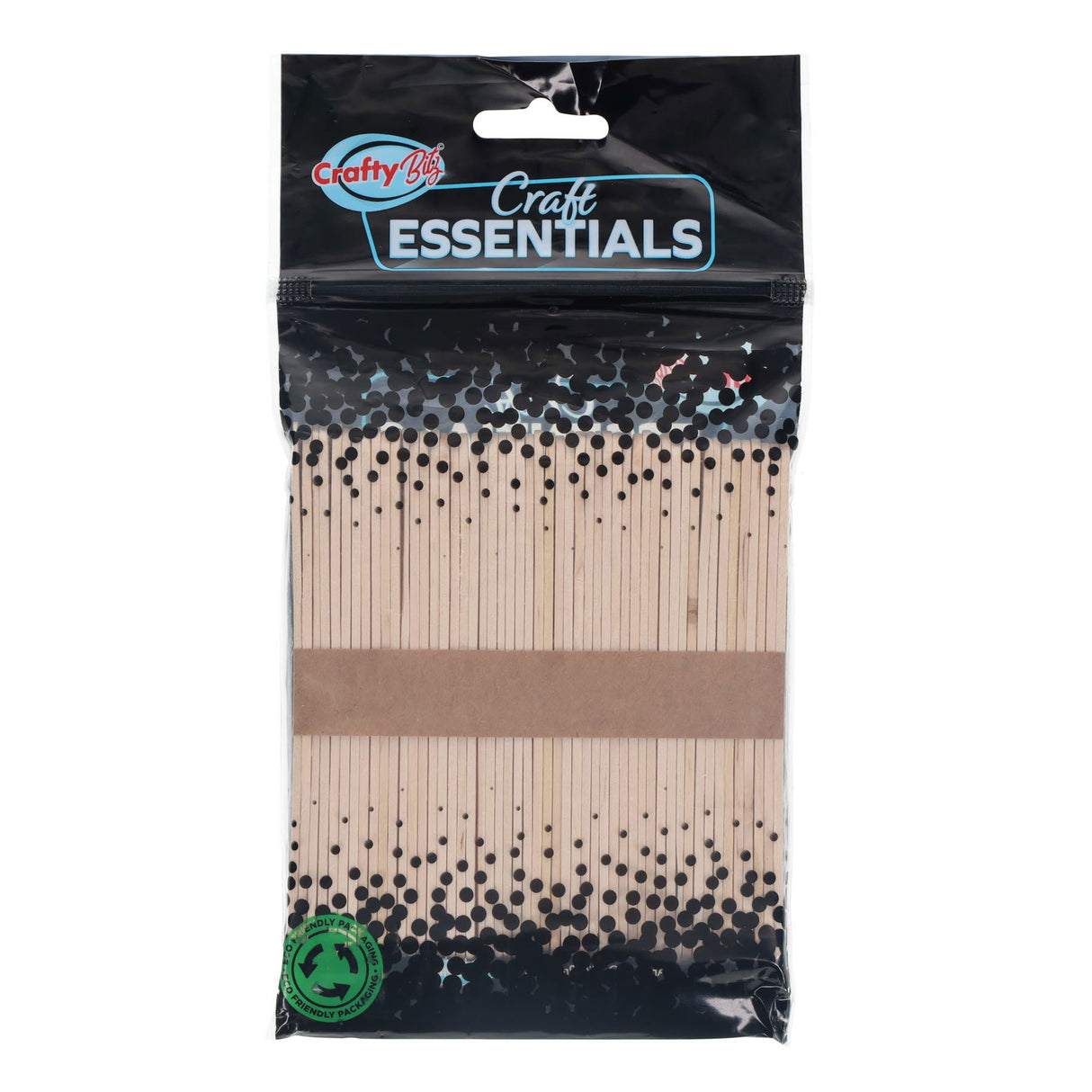 Crafty Bitz - Lollipop Sticks - Natural - Bag of 50 by Crafty Bitz on Schoolbooks.ie