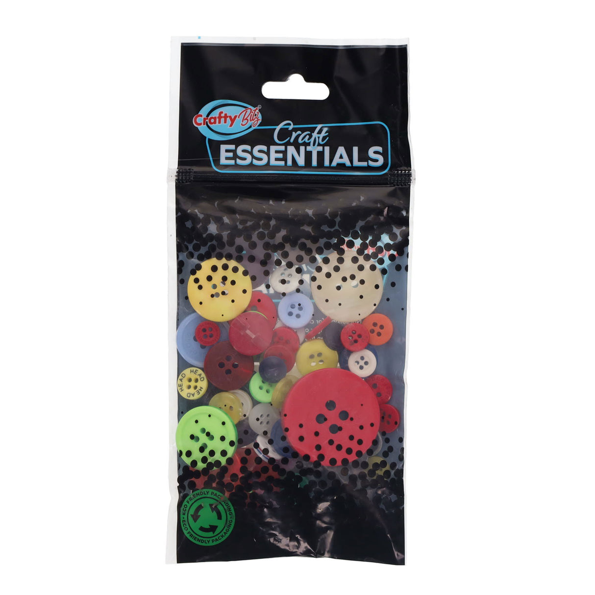 Crafty Bitz - Craft Buttons - Assorted by Crafty Bitz on Schoolbooks.ie