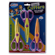Crafty Bitz - Crazy Cutters Craft Scissors - Pack of 3 by Crafty Bitz on Schoolbooks.ie