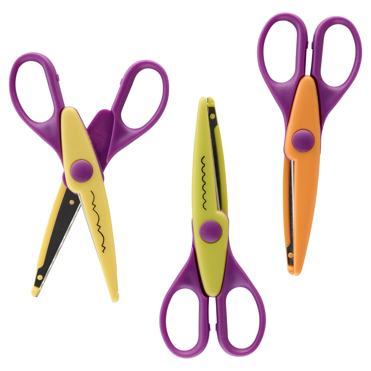 Crafty Bitz - Crazy Cutters Craft Scissors - Pack of 3 by Crafty Bitz on Schoolbooks.ie