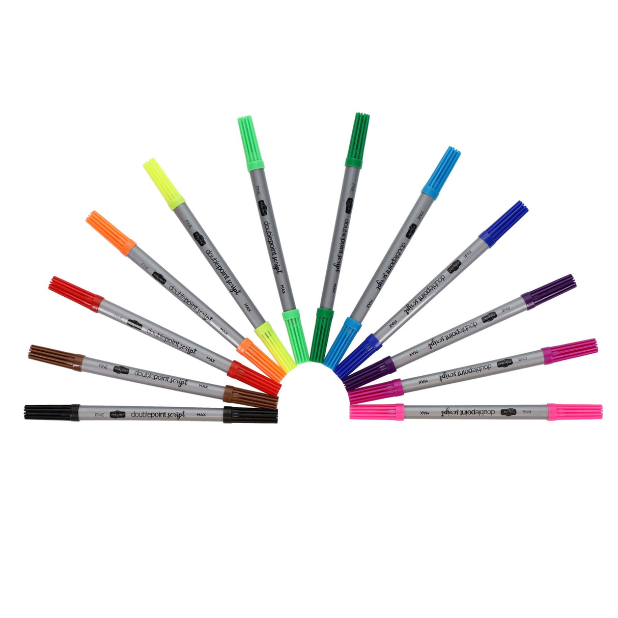ProScribe - Pack of 12 Double Sided Thick / Thin Markers by ProScribe on Schoolbooks.ie