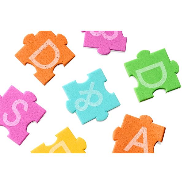 Crafty Bitz Packet of 100 Foam Stickers Alphabet Puzzle Shapes by Crafty Bitz on Schoolbooks.ie