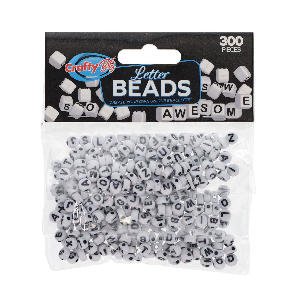 Crafty Bitz - Letter Beads - Pack of 300 by Crafty Bitz on Schoolbooks.ie