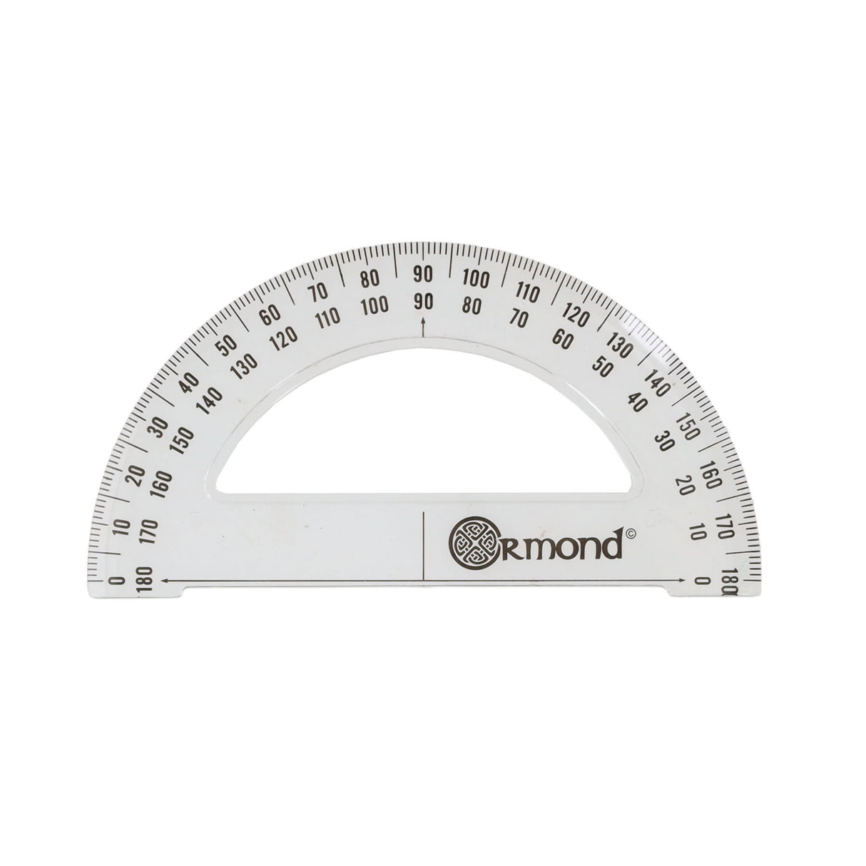Ormond - 12.9cm 180° Protractor by Ormond on Schoolbooks.ie