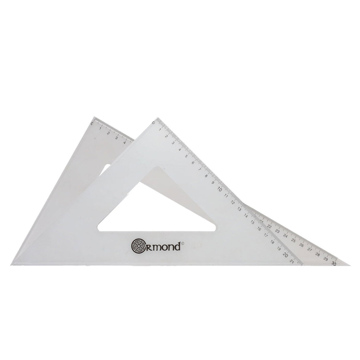 Ormond - Set Squares - 60° and 45° - 2 Pack by Ormond on Schoolbooks.ie