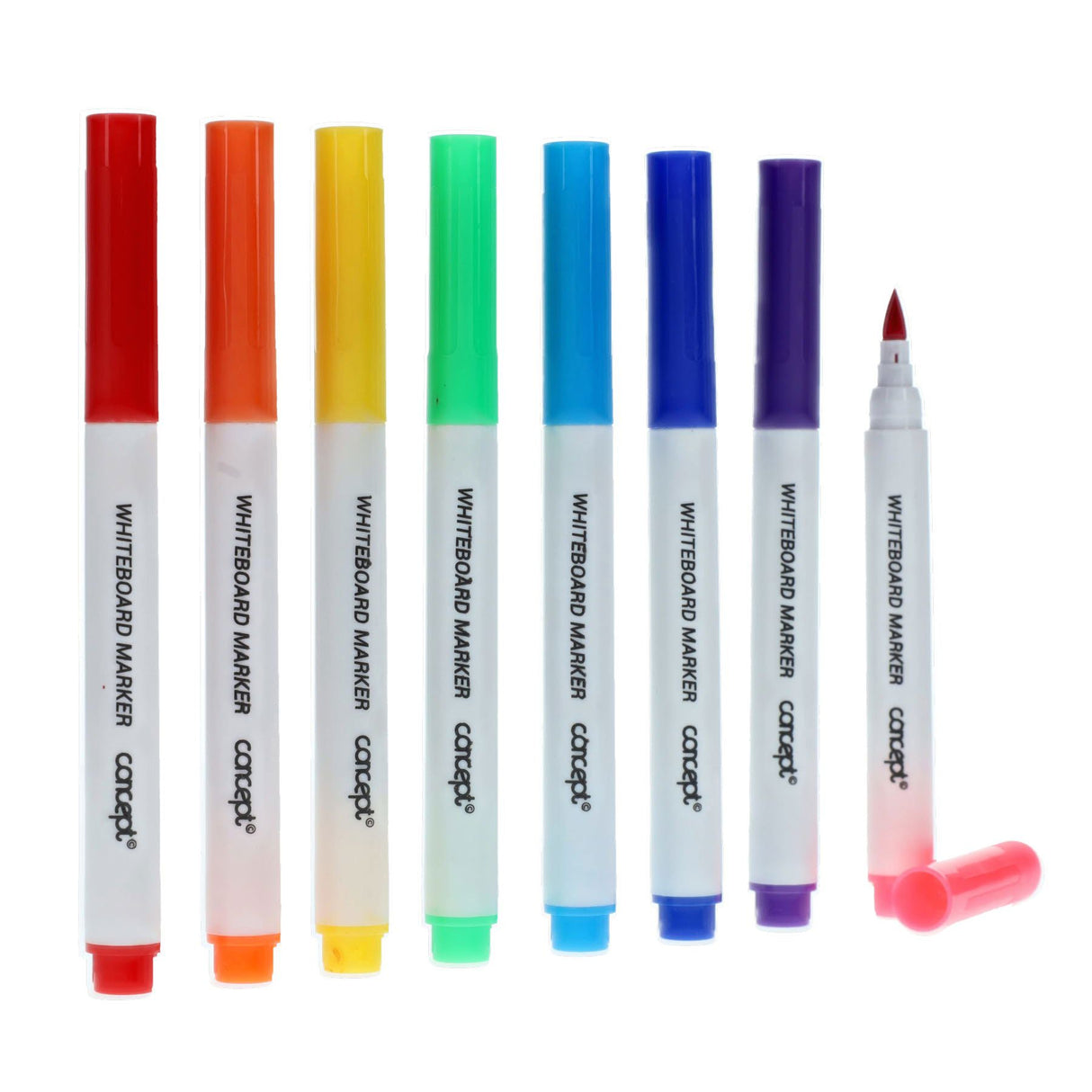 Concept - Whiteboard Markers - Assorted Colours - Pack of 8 by Concept on Schoolbooks.ie