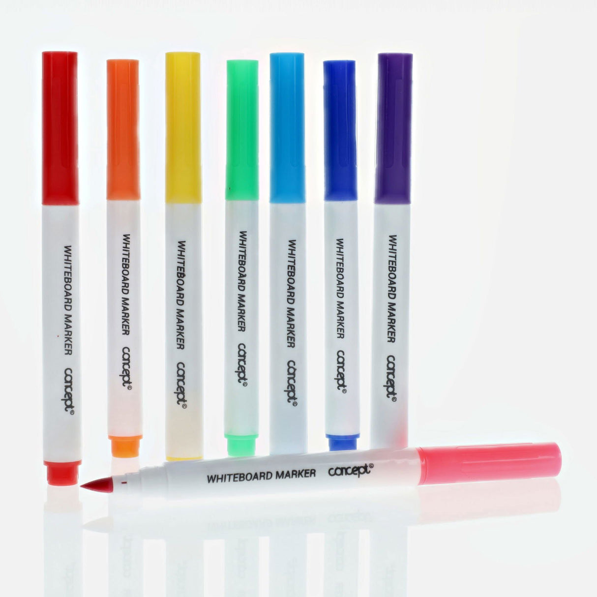Concept - Whiteboard Markers - Assorted Colours - Pack of 8 by Concept on Schoolbooks.ie