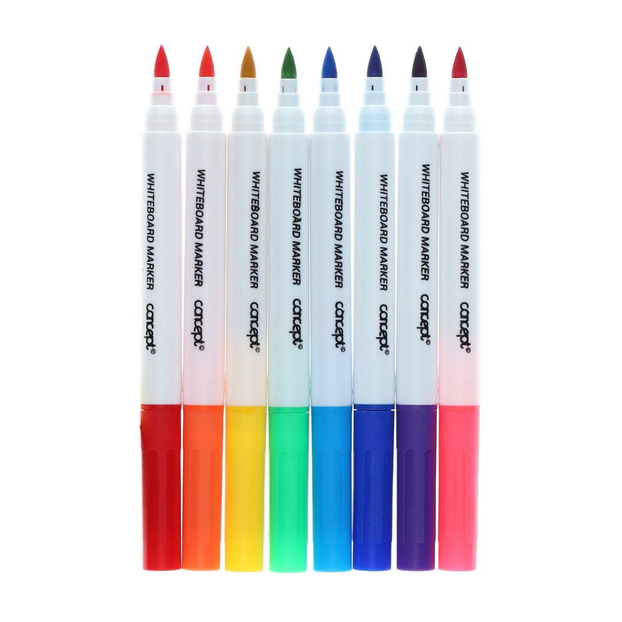 Concept - Whiteboard Markers - Assorted Colours - Pack of 8 by Concept on Schoolbooks.ie