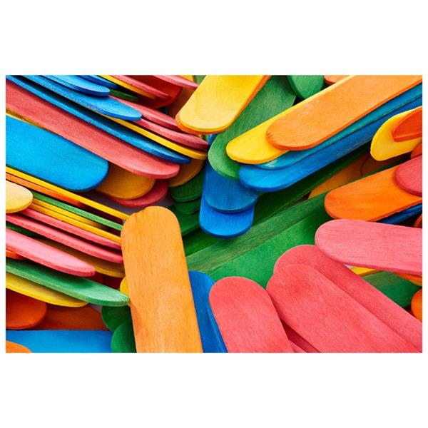 Crafty Bitz - Jumbo Lollipop Sticks - Coloured - Pack of 200 by Crafty Bitz on Schoolbooks.ie