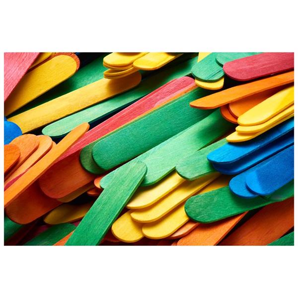 Crafty Bitz - Jumbo Lollipop Sticks - Coloured - Pack of 200 by Crafty Bitz on Schoolbooks.ie