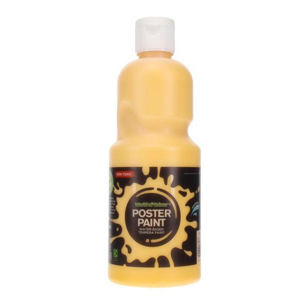 World of Colour - Poster Paint - 500ml - Warm Yellow by World of Colour on Schoolbooks.ie