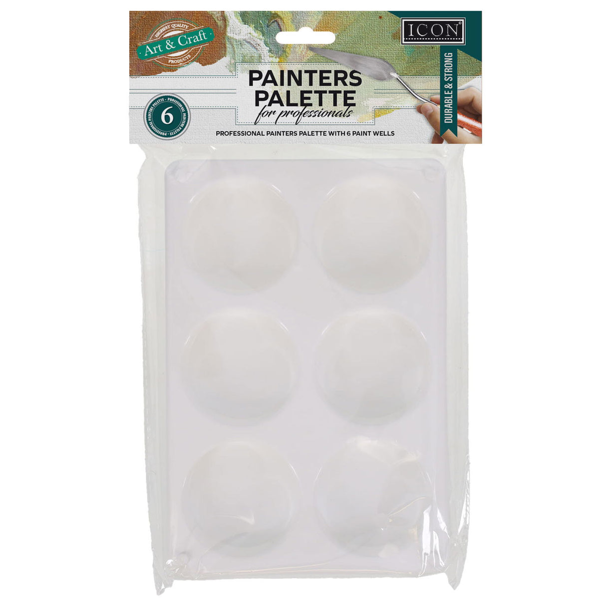 Icon Craft Plastic Paint Palette by Icon Craft on Schoolbooks.ie