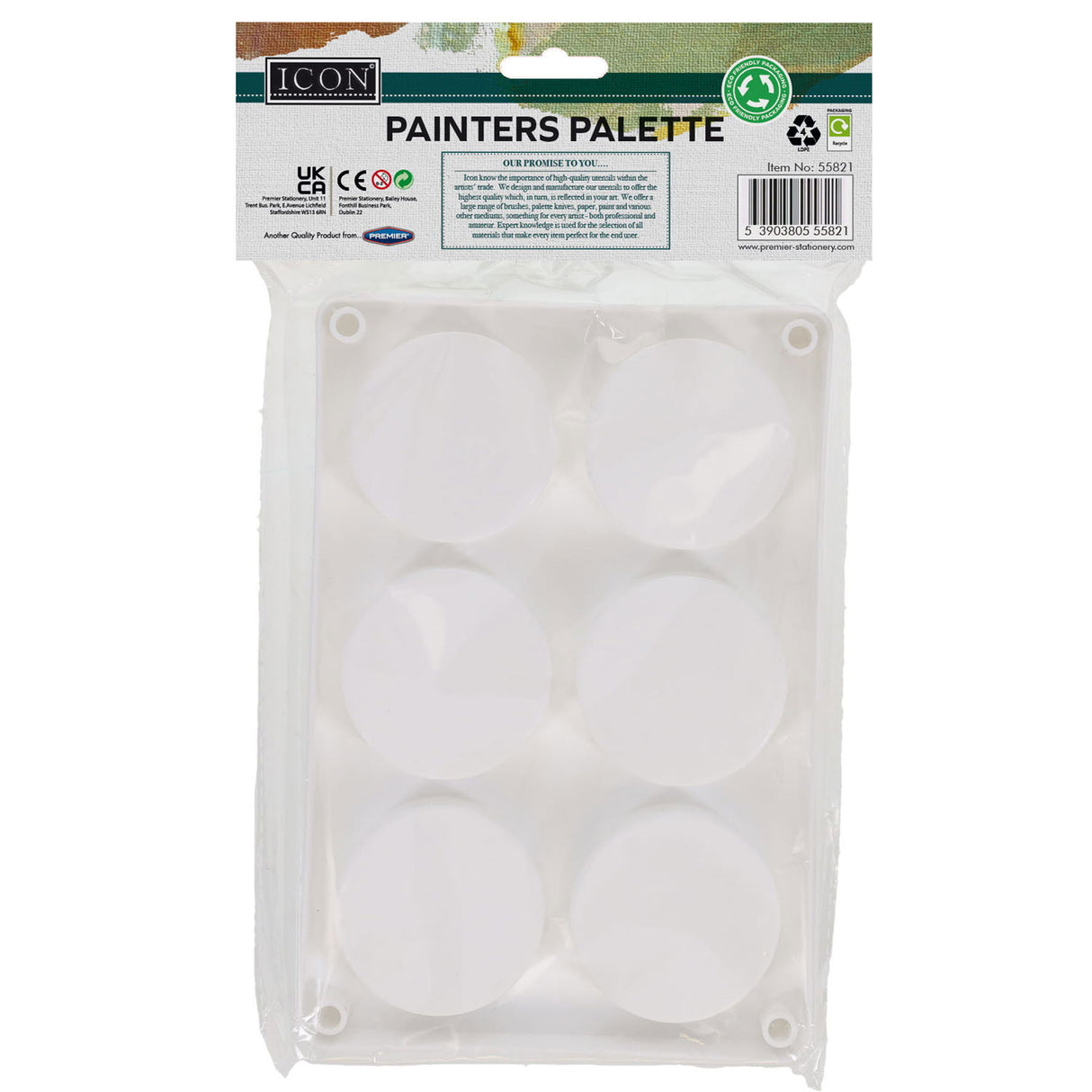 Icon Craft Plastic Paint Palette by Icon Craft on Schoolbooks.ie