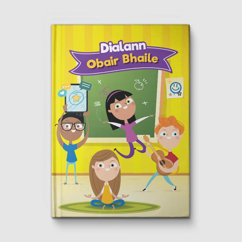 Clúdach crua Dialann Obair Bhaile by 4Schools.ie on Schoolbooks.ie