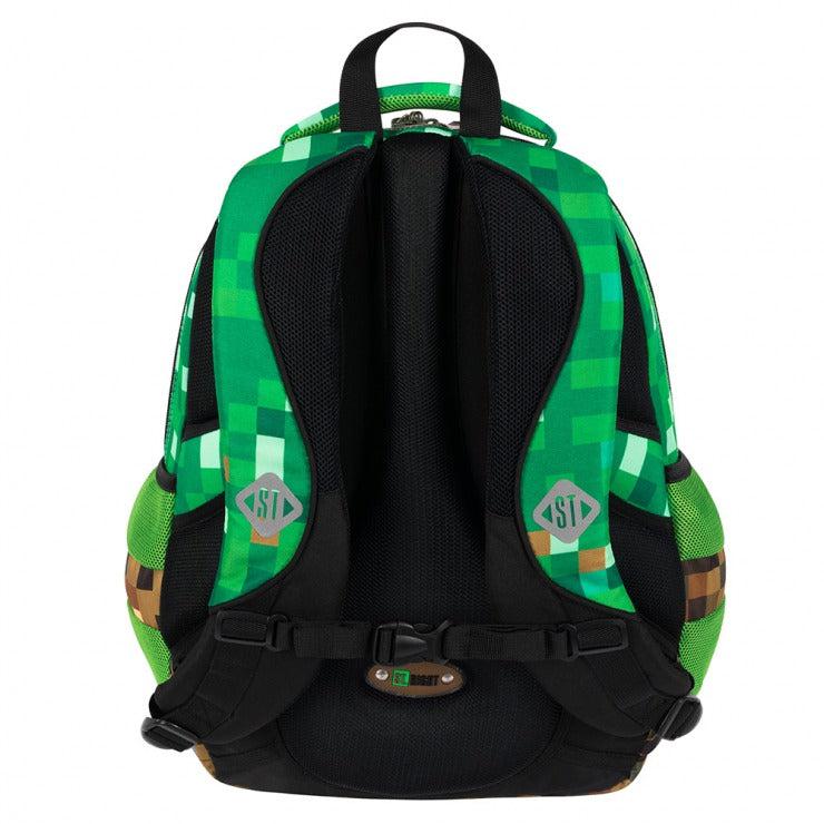 St.Right - Pixels - 4 Compartment Backpack by St.Right on Schoolbooks.ie