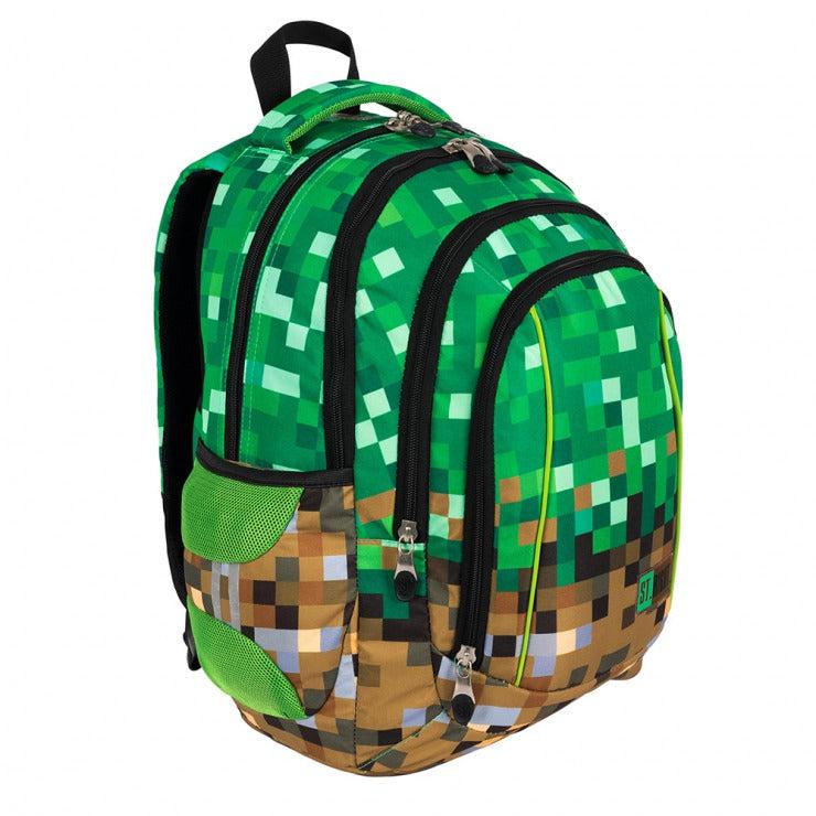 St.Right - Pixels - 4 Compartment Backpack by St.Right on Schoolbooks.ie