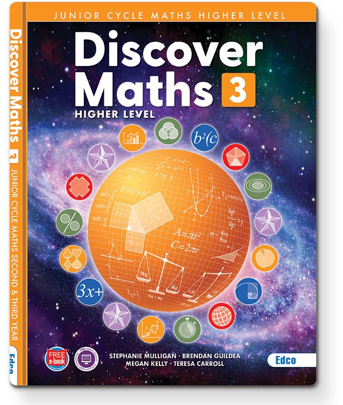 Discover Maths 3 - Higher Level - Second & Third Year - Set by Edco on Schoolbooks.ie