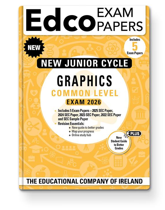 Exam Papers - Junior Cycle - Graphics - Common Level - Exam 2026 by Edco on Schoolbooks.ie