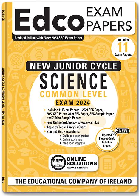 ■ Exam Papers - Junior Cycle - Science - Common Level - Exam 2024 by Edco on Schoolbooks.ie