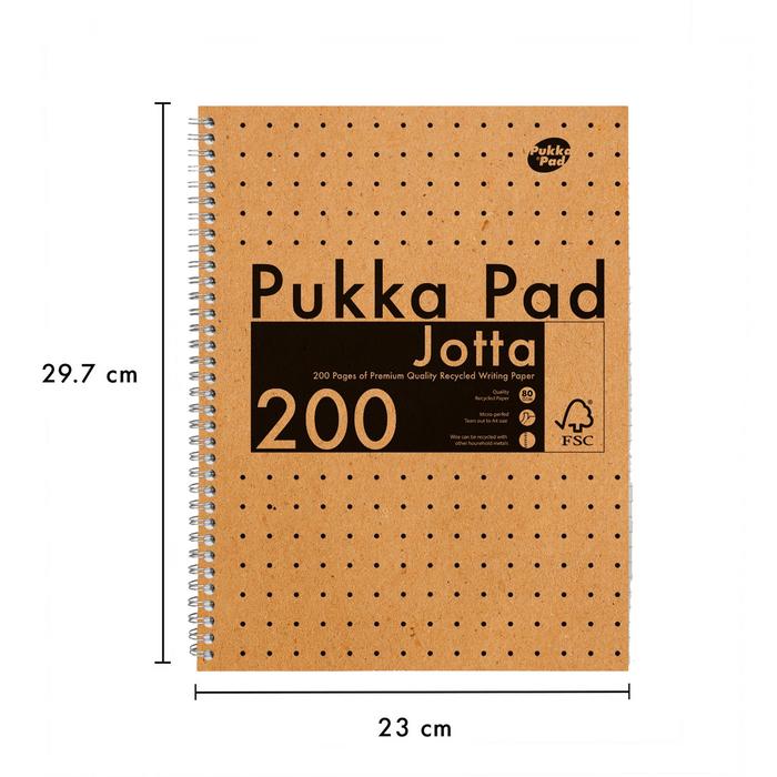 Pukka Pad - A4 Jotta Notebook - Kraft - 200 Pages by Pukka Pad on Schoolbooks.ie