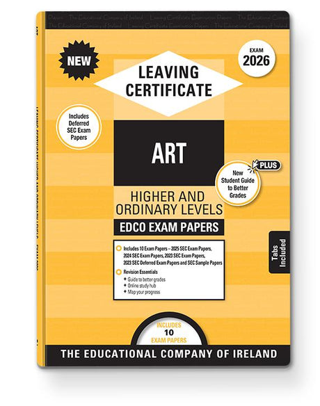 Exam Papers - Leaving Cert - Art - Higher & Ordinary Levels - Exam 2026 by Edco on Schoolbooks.ie