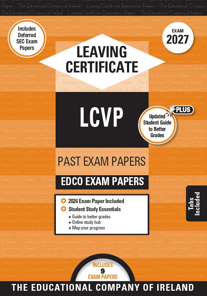 Exam Papers - Leaving Cert - LCVP - Exam 2027 by Edco on Schoolbooks.ie