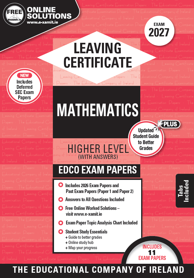 Exam Papers - Leaving Cert - Maths - Higher Level - Solutions Booklet - Exam 2027