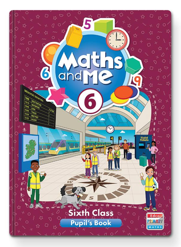 New Maths and Me 6 Pack - 6th Class (Pupil's Book and Progress Assessment Booklet + Pupil Inserts) by Edco on Schoolbooks.ie