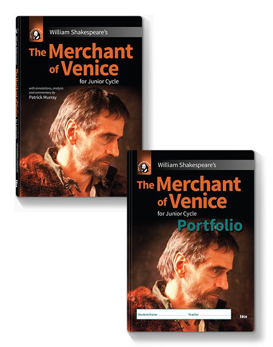 The Merchant of Venice - Textbook and Portfolio - Set - New Edition by Edco on Schoolbooks.ie