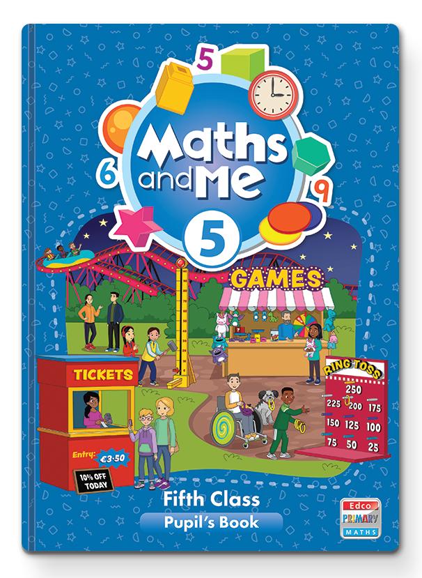 New Maths and Me 5 Pack - 5th Class (Pupil's Book and Progress Assessment Booklet + Pupil Inserts) by Edco on Schoolbooks.ie