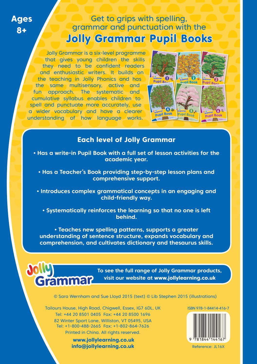 ■ Jolly Grammar 4 - Pupil Book by Jolly Learning Ltd on Schoolbooks.ie