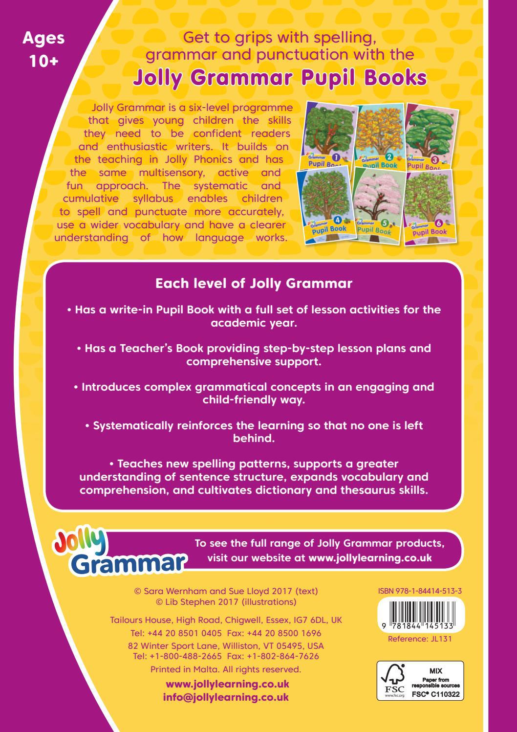 ■ Jolly Grammar 6 - Pupil Book by Jolly Learning Ltd on Schoolbooks.ie