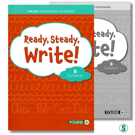 Ready, Steady, Write! B - Senior Infants - Cursive - Textbook and Practice Copy Set by Folens on Schoolbooks.ie