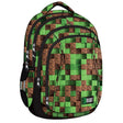 St.Right - Pixel Cubes - 4 Compartment Backpack - BP4 by St.Right on Schoolbooks.ie